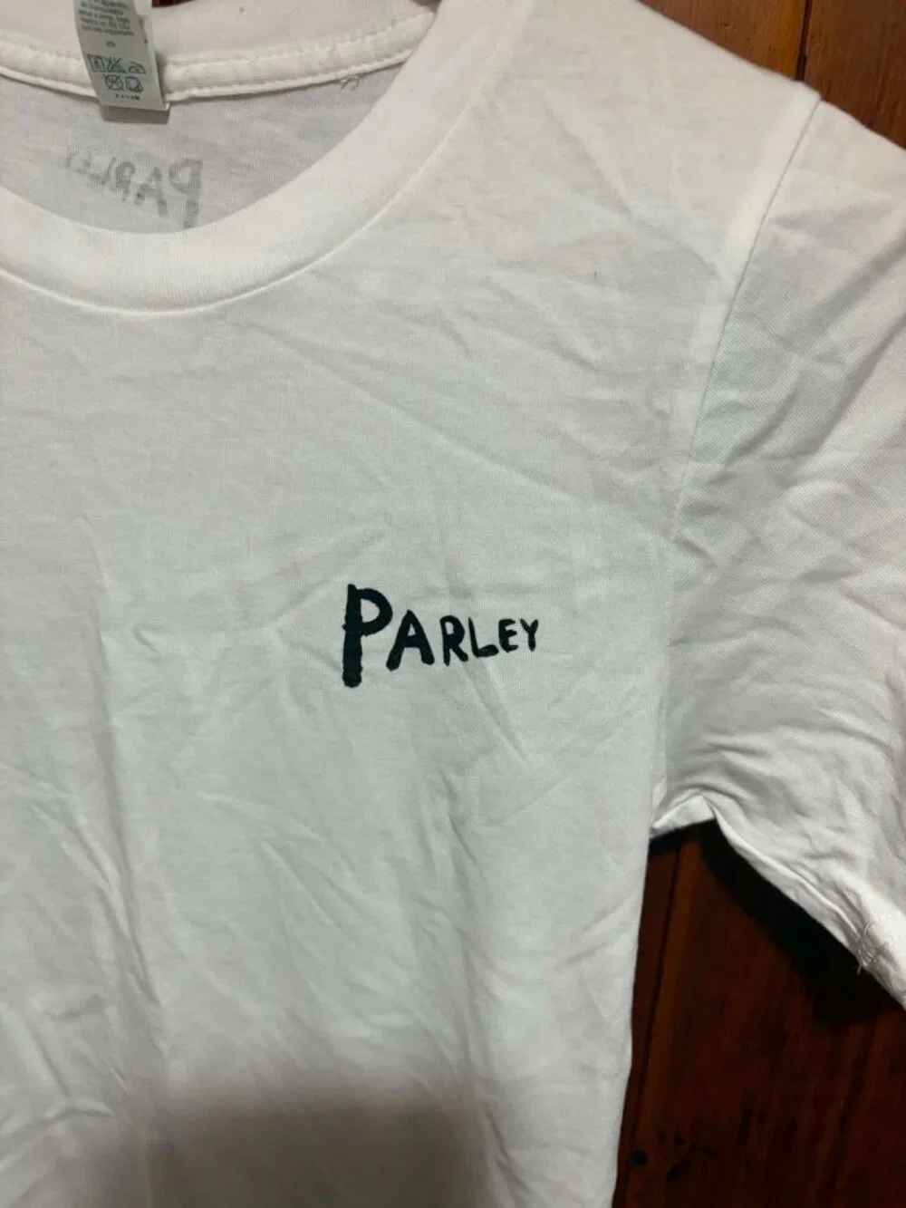 New Parley For the Oceans Adidas White Short Sleeve Graphic Tee Unisex Size XS